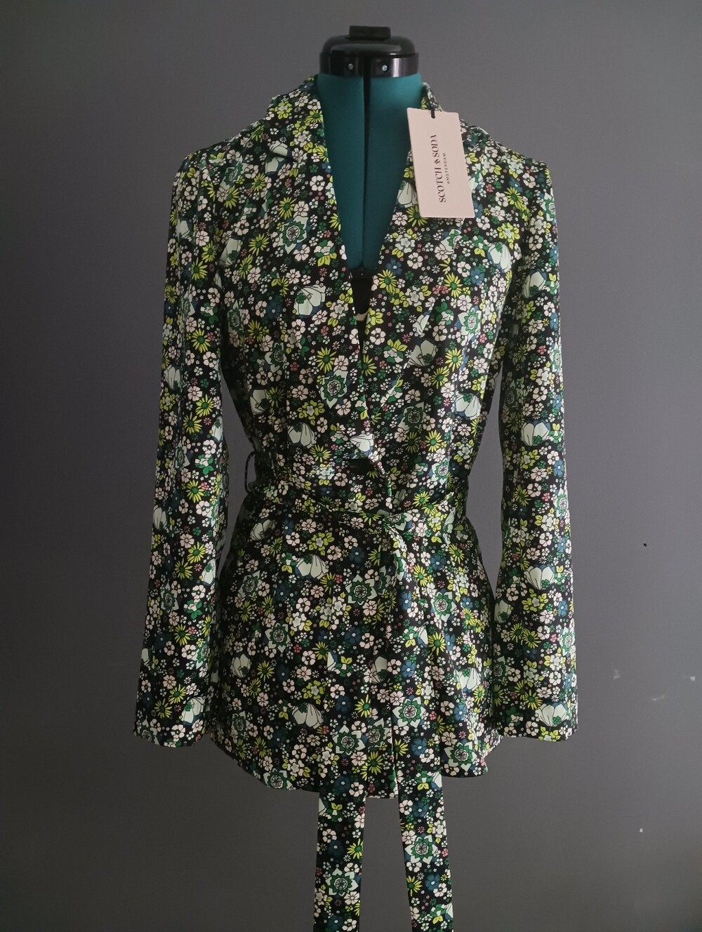 NWT Scotch & Soda Amsterdam Floral Blazer Jacket Size XS